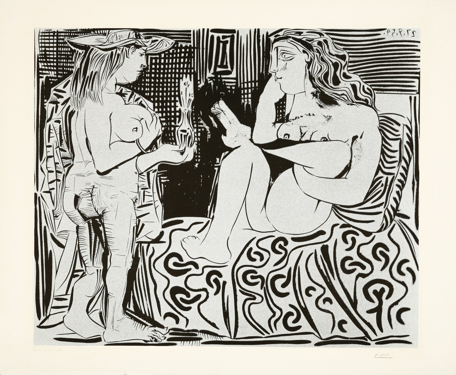 Deux femmes Pablo Picasso Stampa in vendita