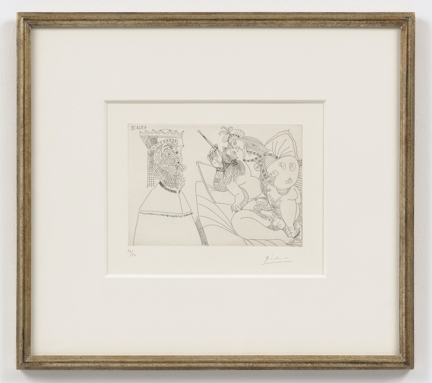 347 Series: No. 313, September 4, 1968 IV Pablo Picasso Druck zu verkaufen