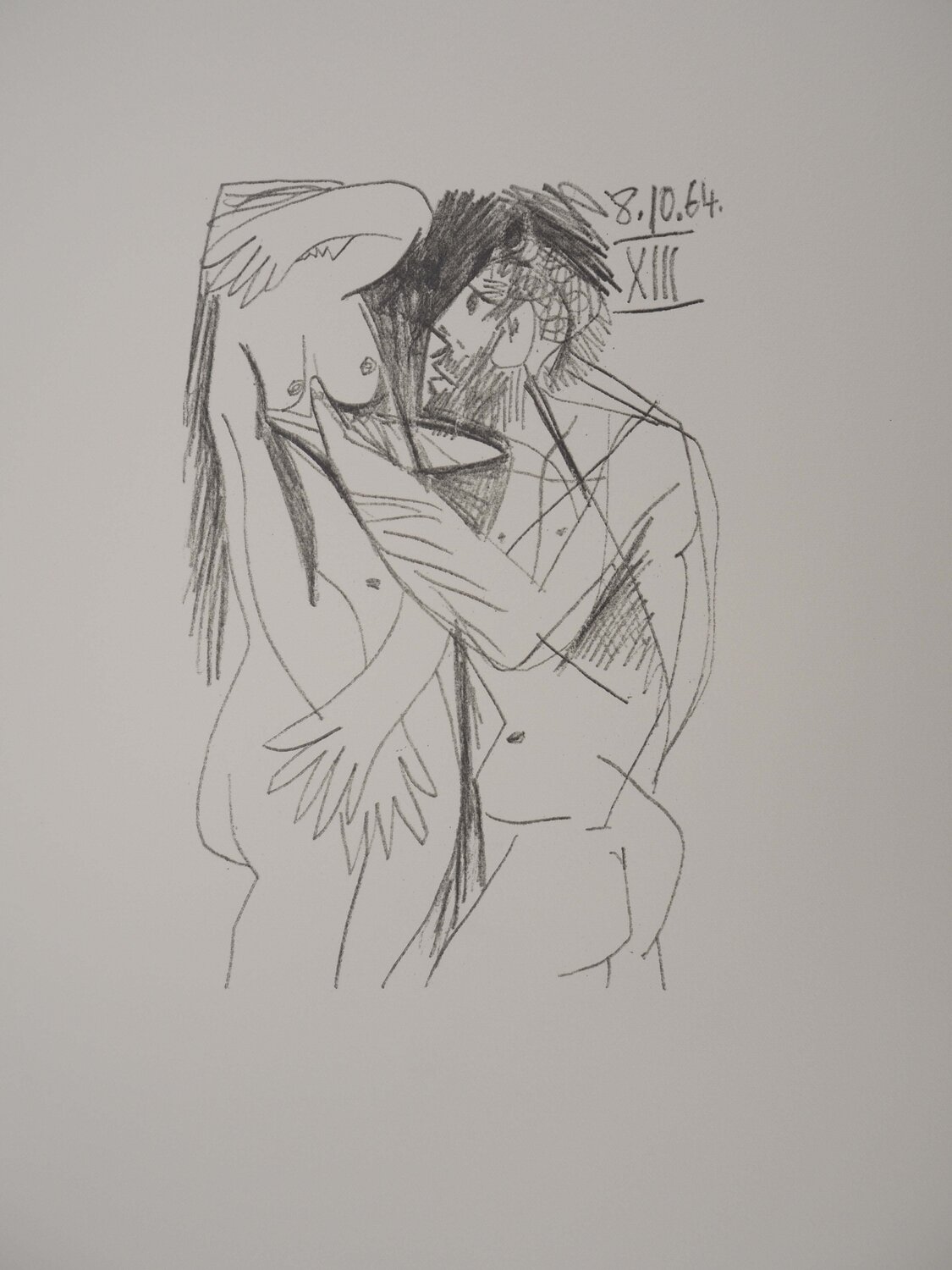 Les amoureux cubistes Pablo Picasso Druck zu verkaufen