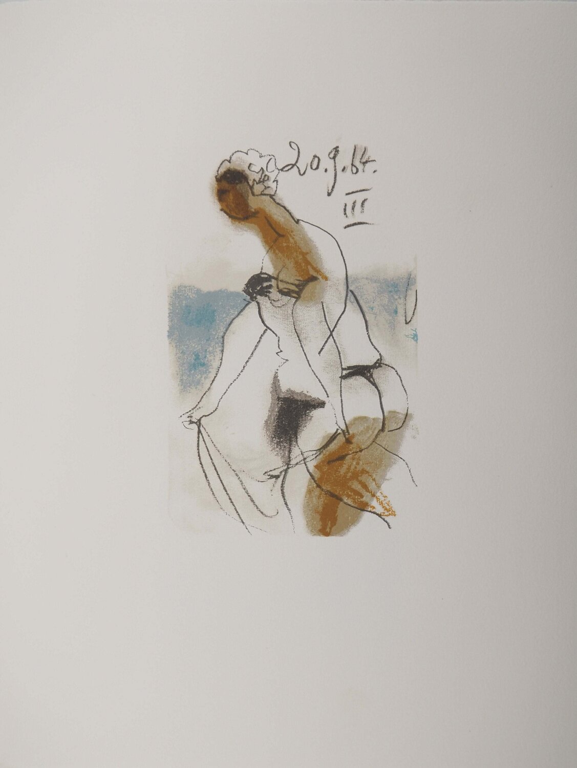 Jacqueline à la mer Pablo Picasso Stampa in vendita