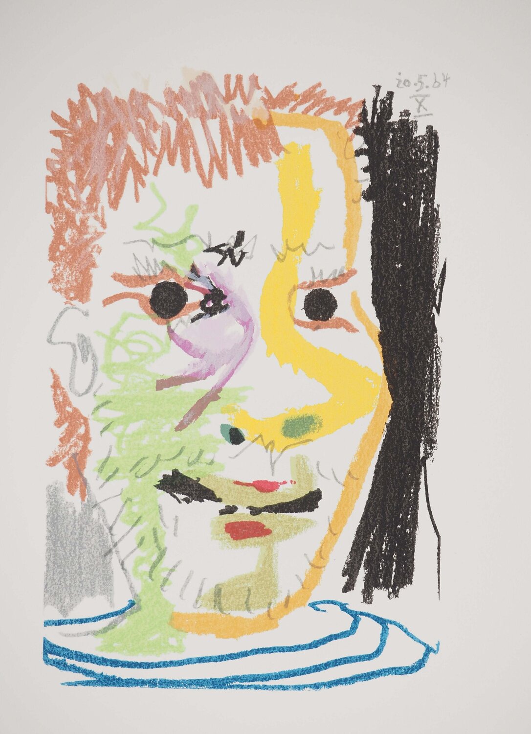 Portrait du jeune homme roux Pablo Picasso Druck zu verkaufen