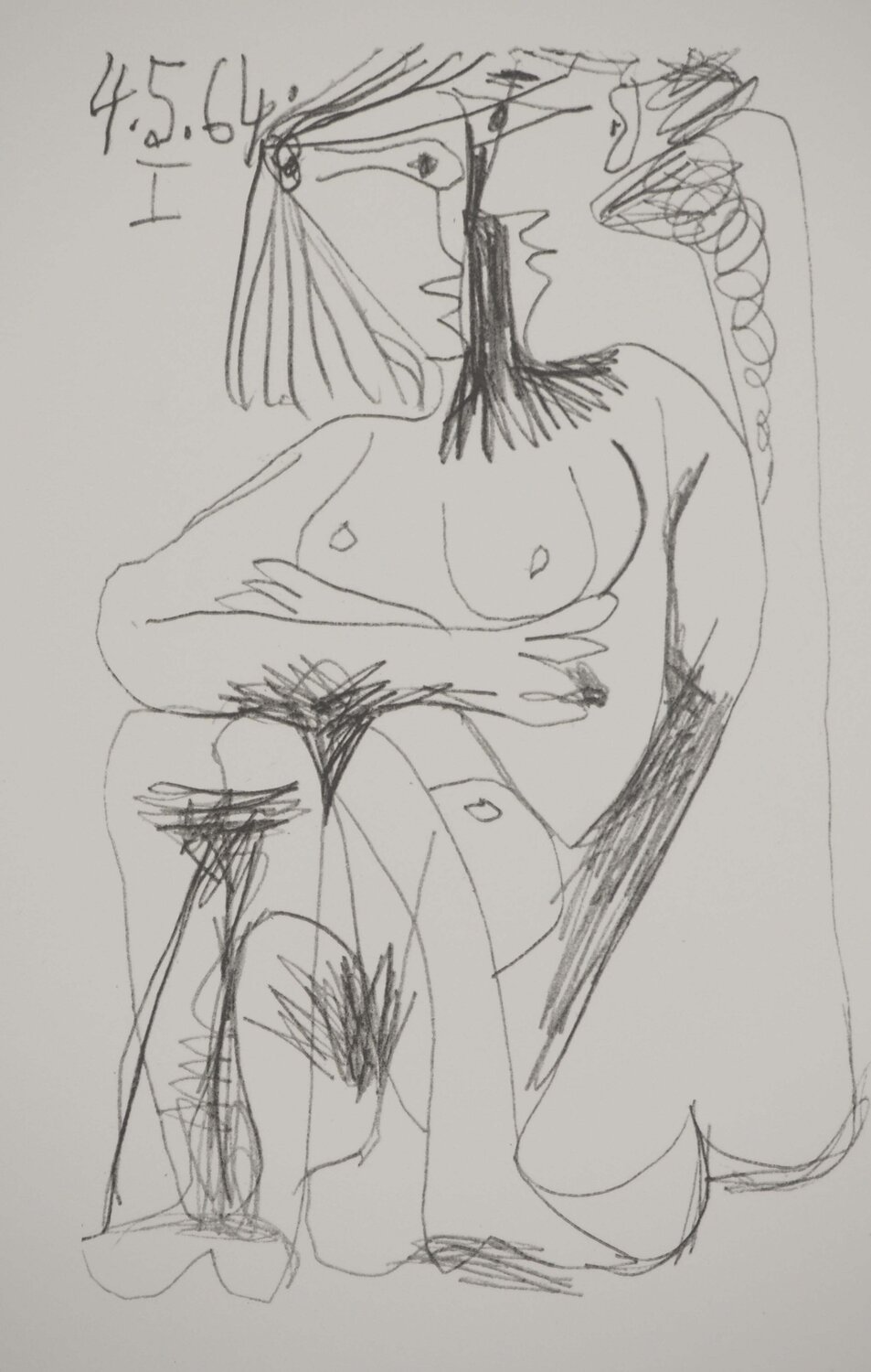 Nu amoureux Pablo Picasso Stampa in vendita