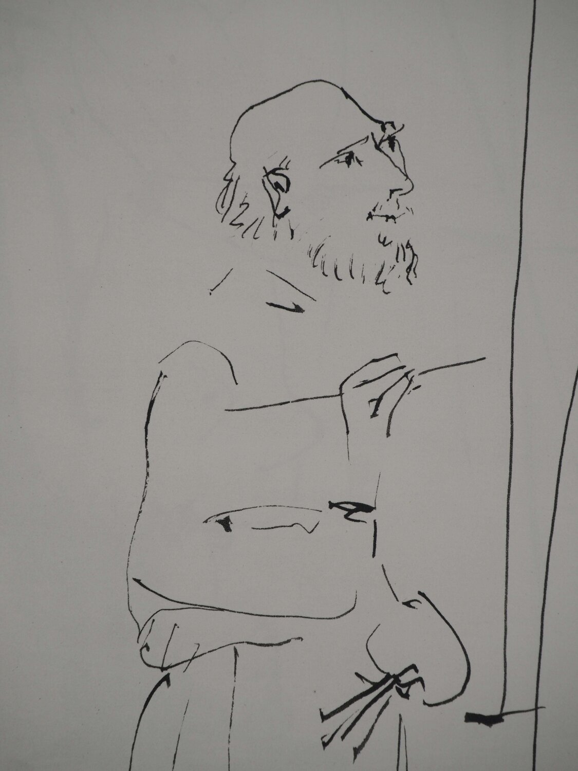 Le peintre et son modèle vieillissants Pablo Picasso Druck zu verkaufen
