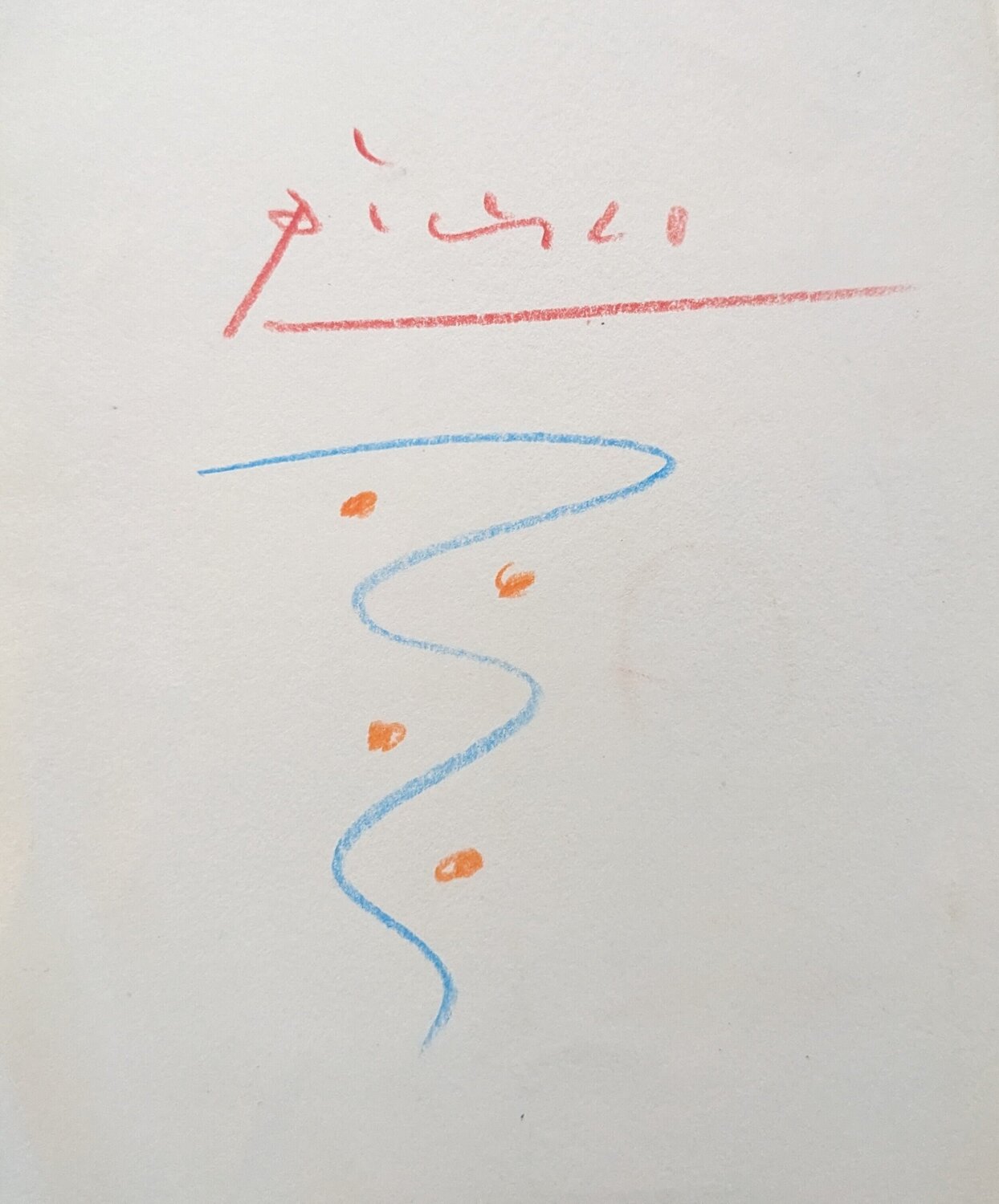 Untitled Pablo Picasso Werk op papier te koop