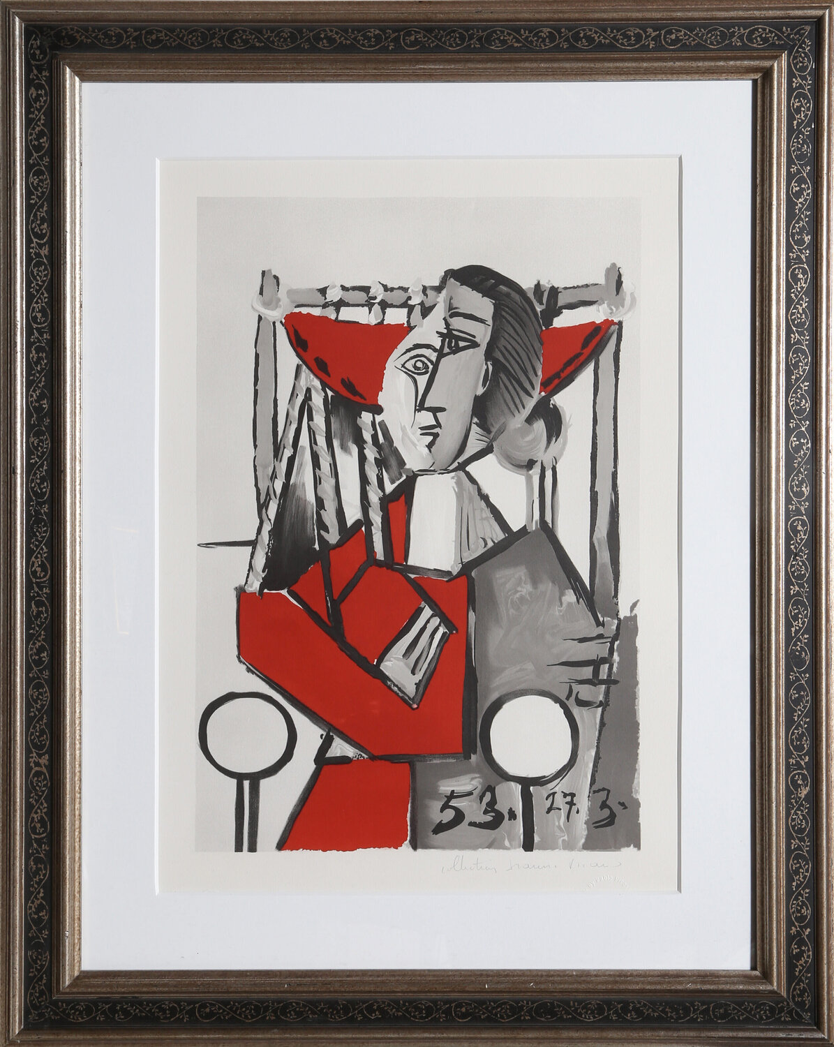 Femme Assise Pablo Picasso Stampa in vendita