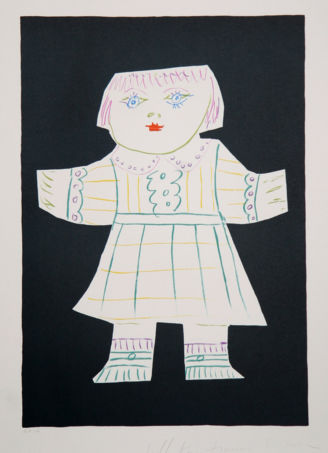Une Poupee Decoupee Pablo Picasso Stampa in vendita