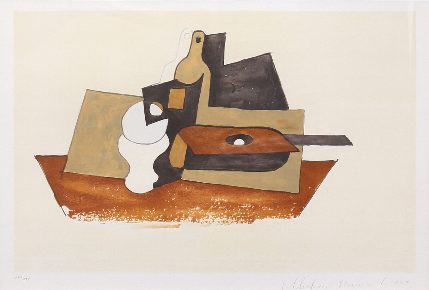 Guitare Verre et Bouteille Pablo Picasso Stampa in vendita
