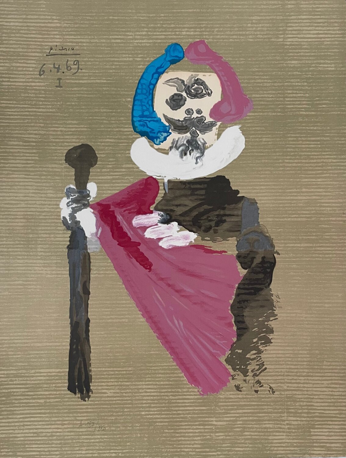 Picasso Imaginaires 6.4.69 Pablo Picasso Stampa in vendita