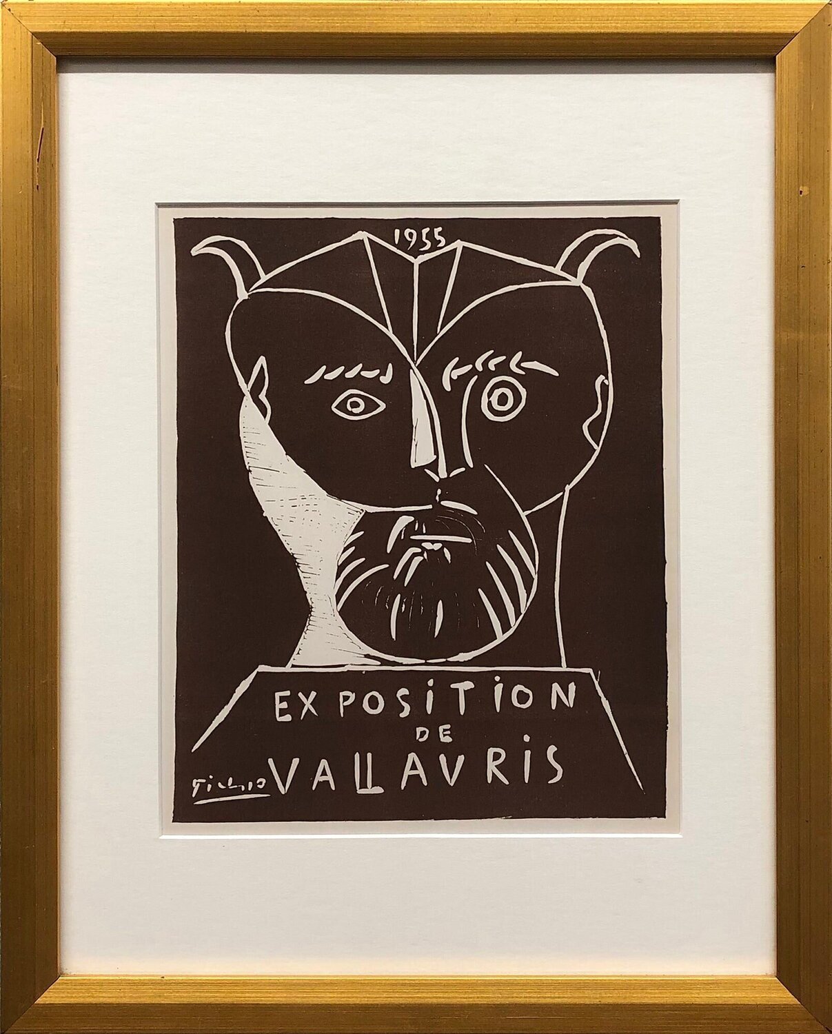 Exposition Vallauris Pablo Picasso Print for sale
