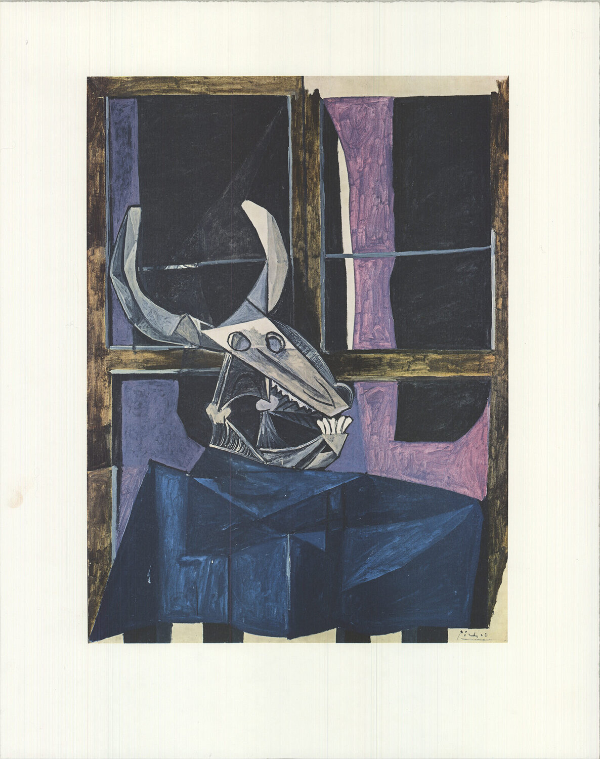 Still Life with Ox Skull Pablo Picasso Stampa in vendita