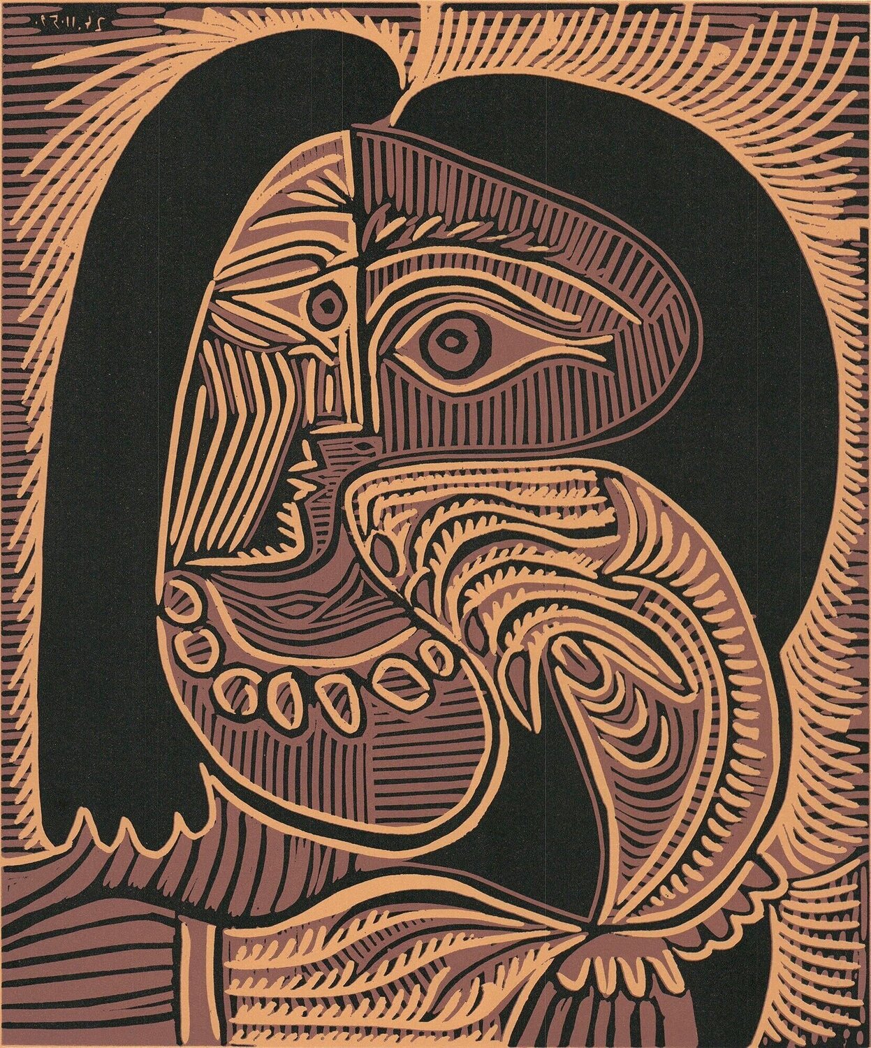 Femme au Collier Pablo Picasso Druck zu verkaufen