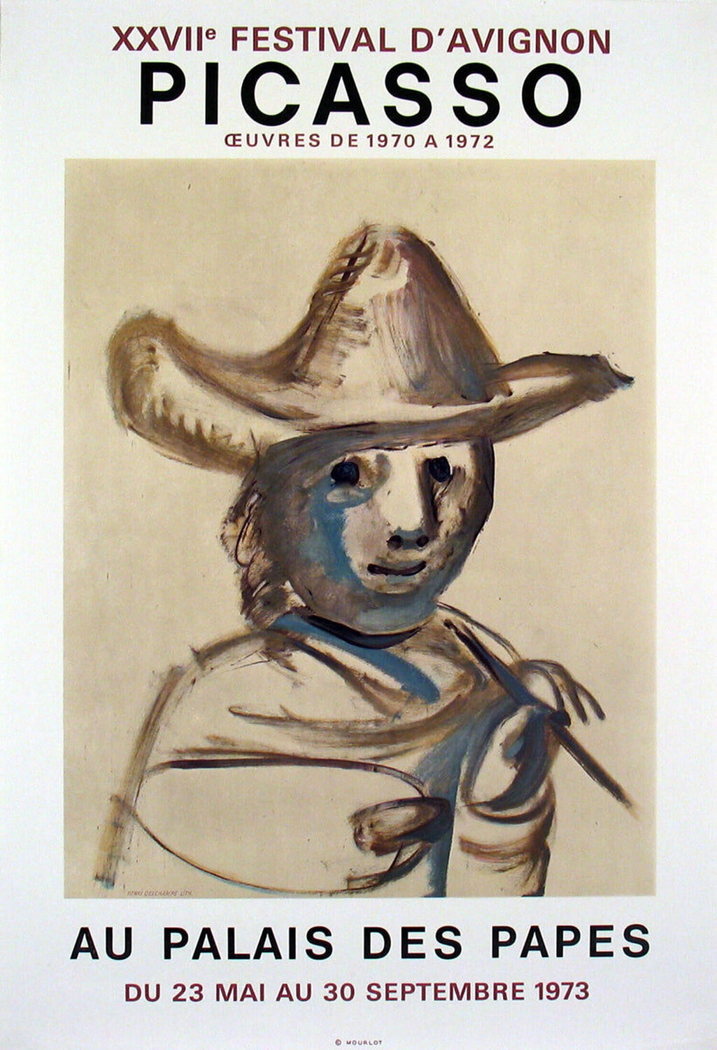XXVII Festival D’Avignon Pablo Picasso Druck zu verkaufen