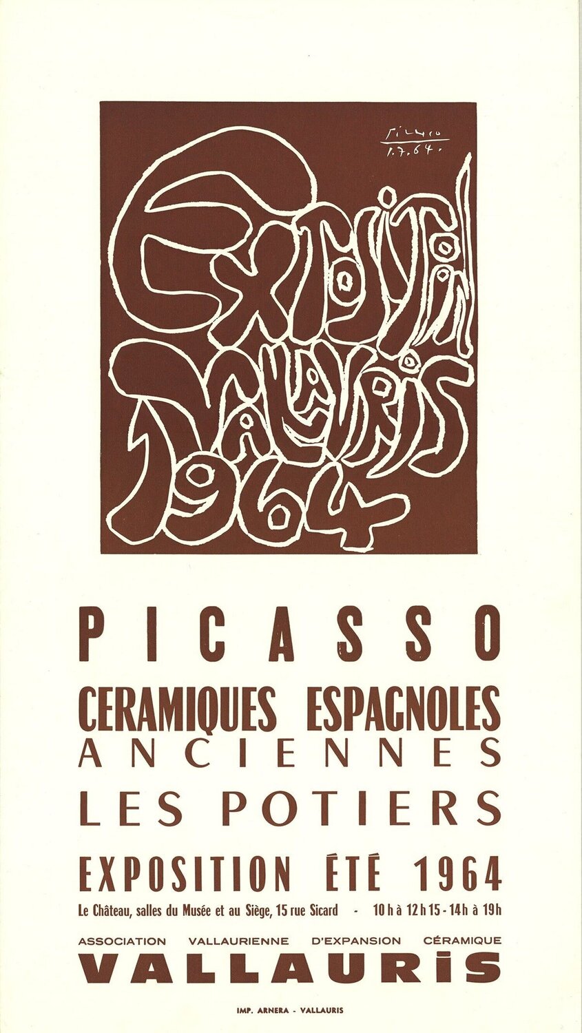 Spanish Ceramics Pablo Picasso Stampa in vendita