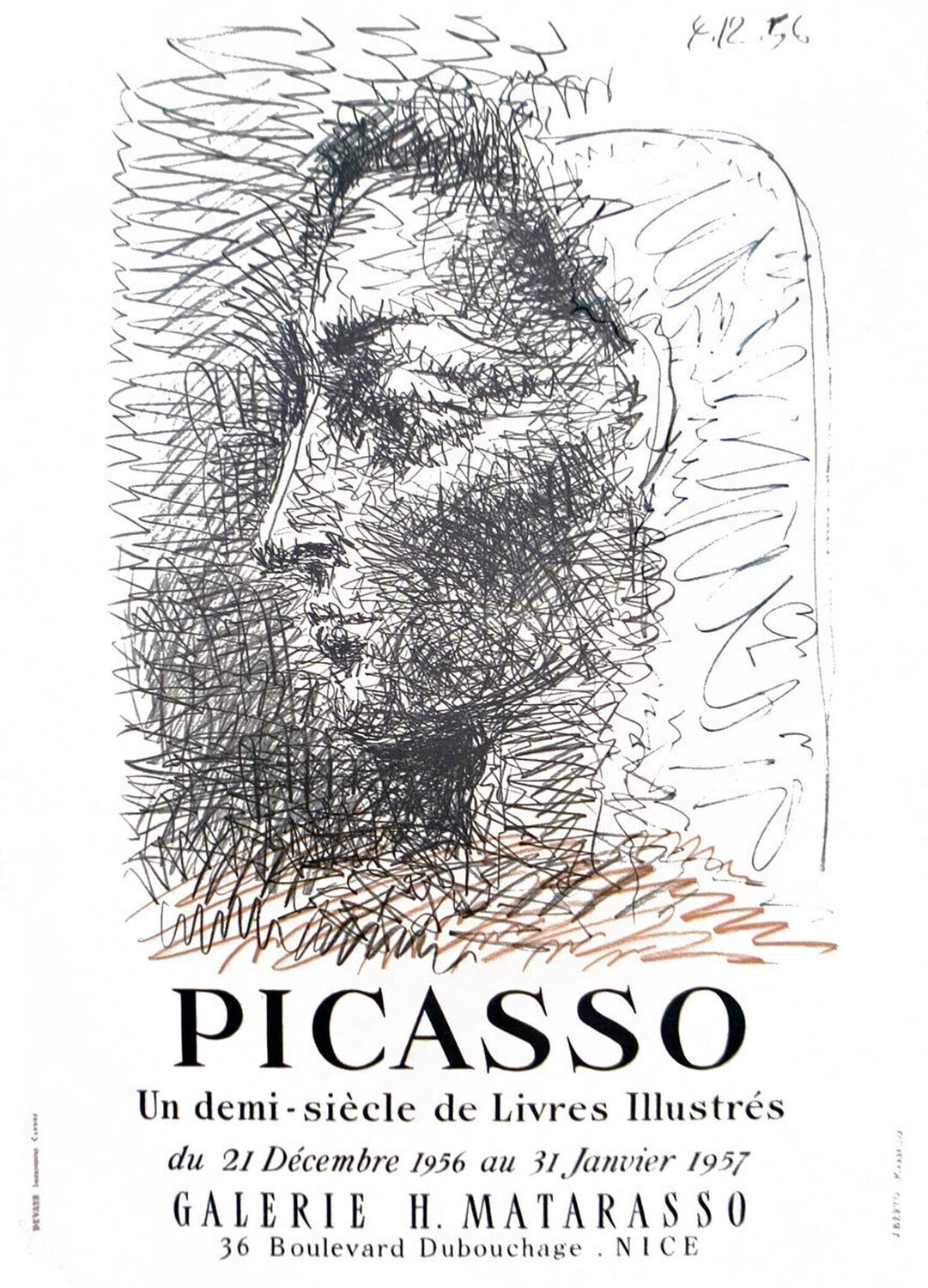 Galerie H. Matarasso Pablo Picasso Stampa in vendita