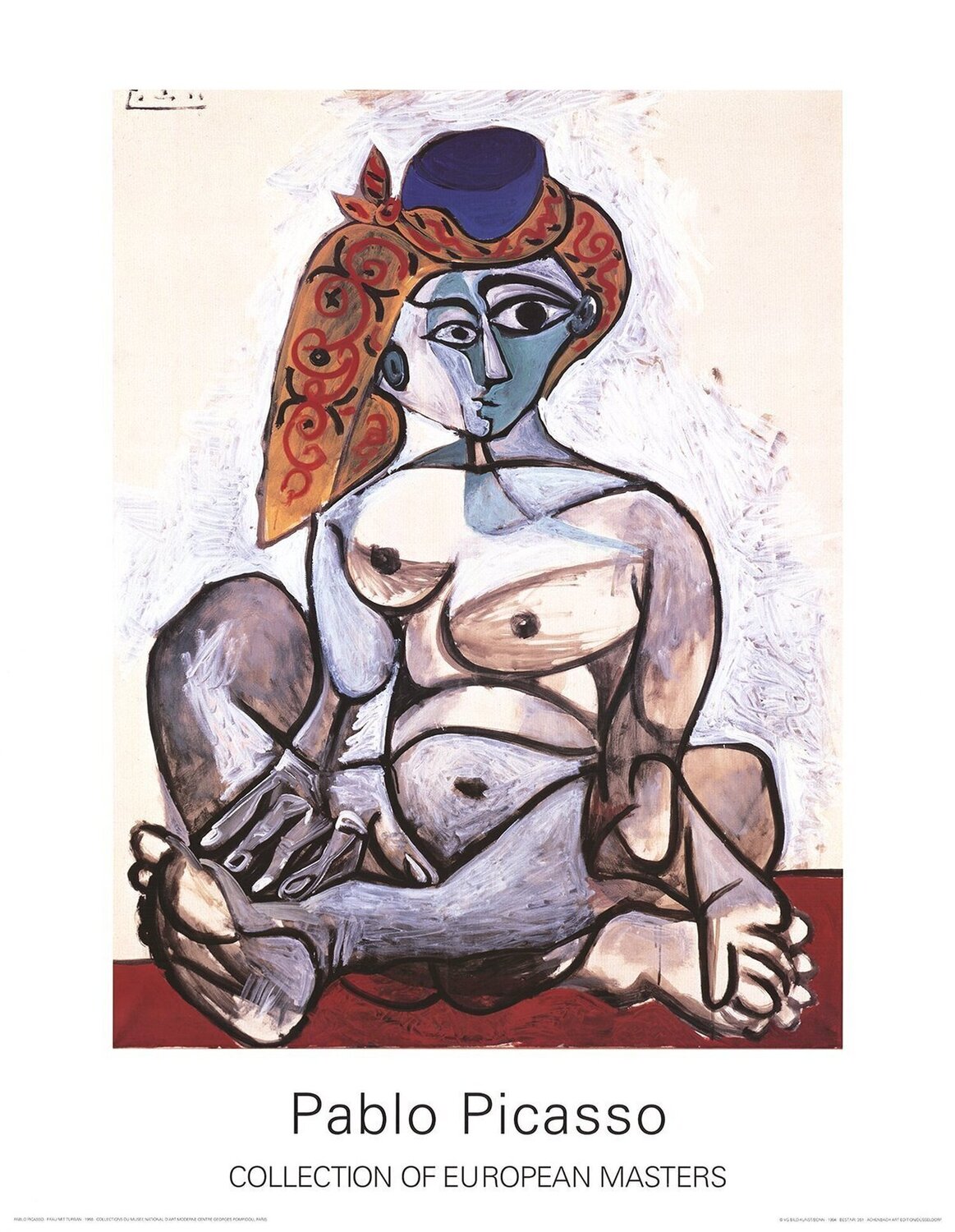 Woman with Turban Pablo Picasso Druck zu verkaufen