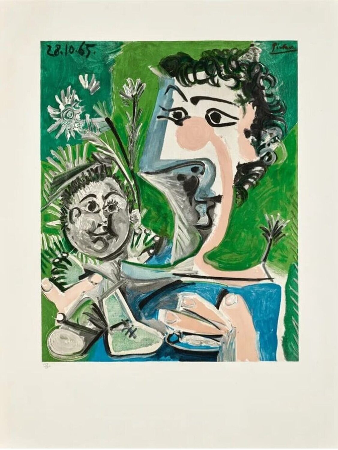 Mère et Enfant Pablo Picasso Druck zu verkaufen