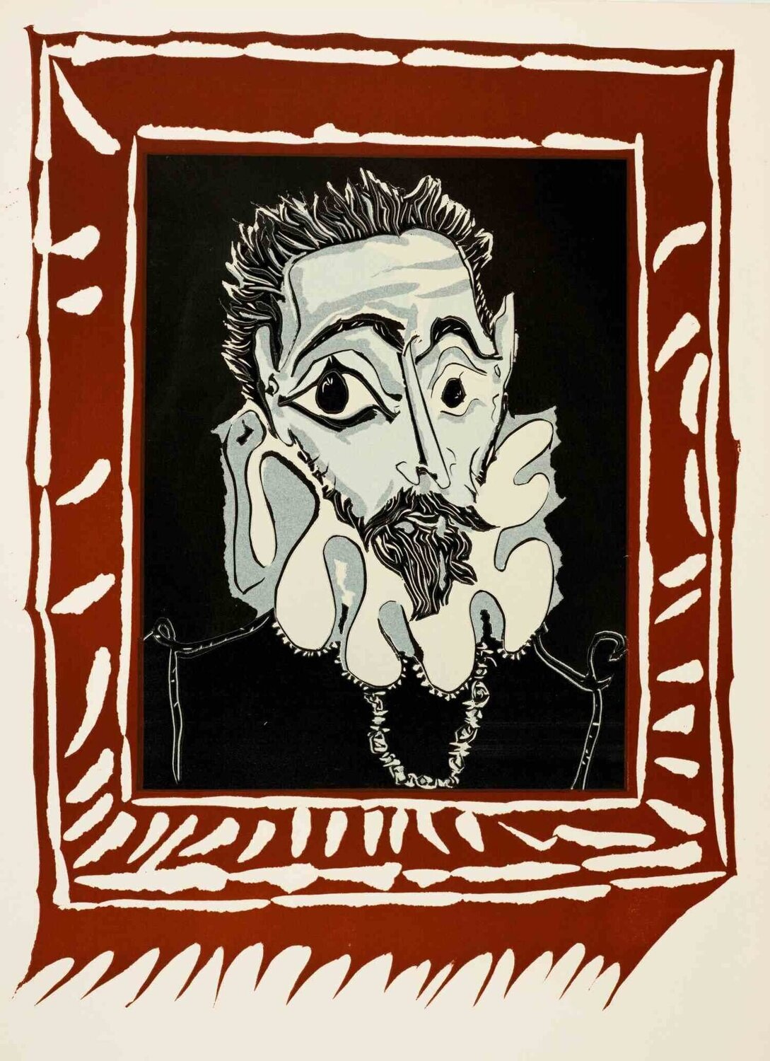 Portrait d'Home à la Fraise Pablo Picasso Druck zu verkaufen