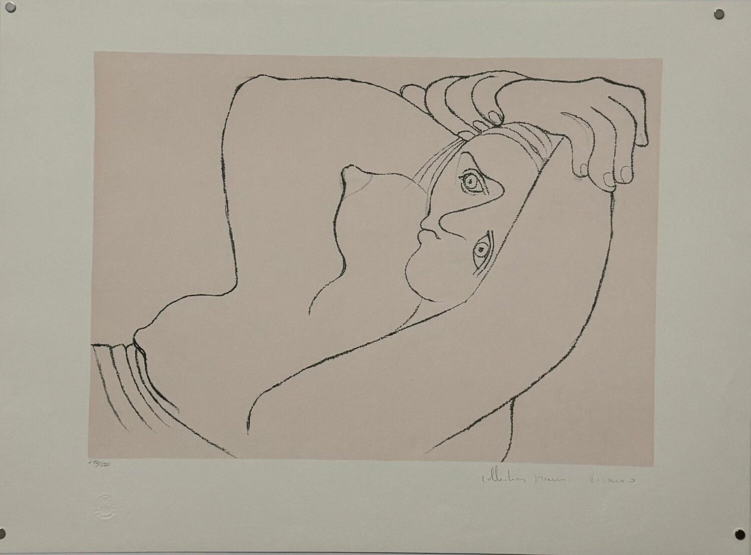 Femme Couchee Pablo Picasso Stampa in vendita