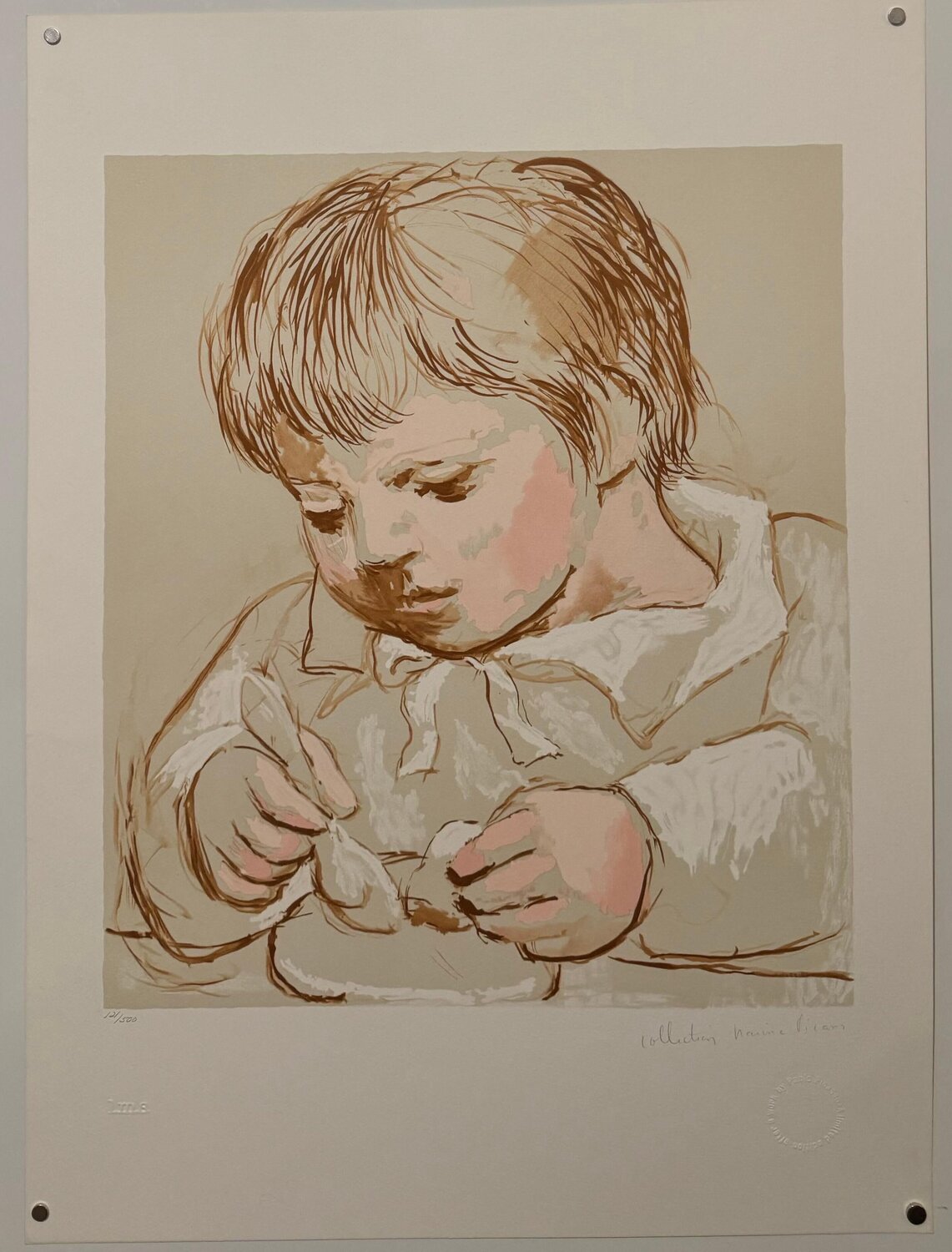 Enfant Dejeunant Pablo Picasso Stampa in vendita