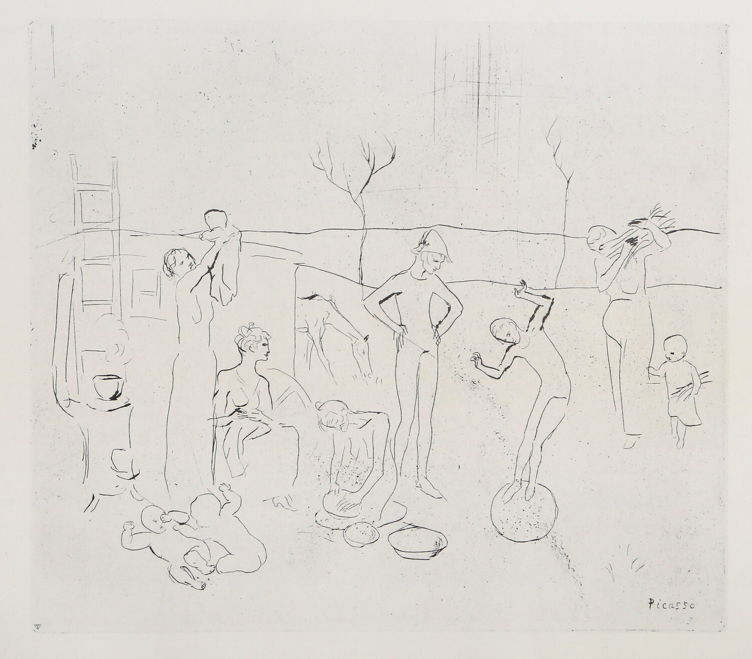 Les Saltinbanques Pablo Picasso Print for sale