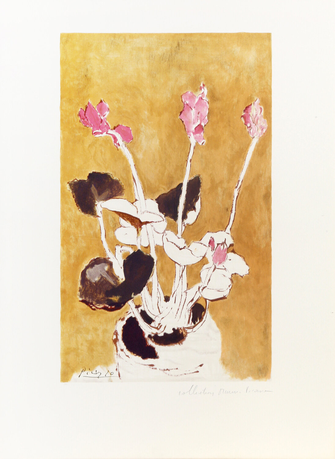 Les Cyclamens Pablo Picasso Print for sale