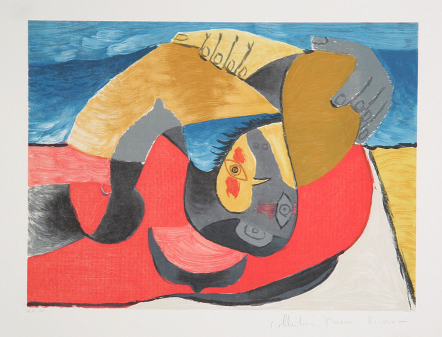 Femme Couchee Pablo Picasso Print for sale