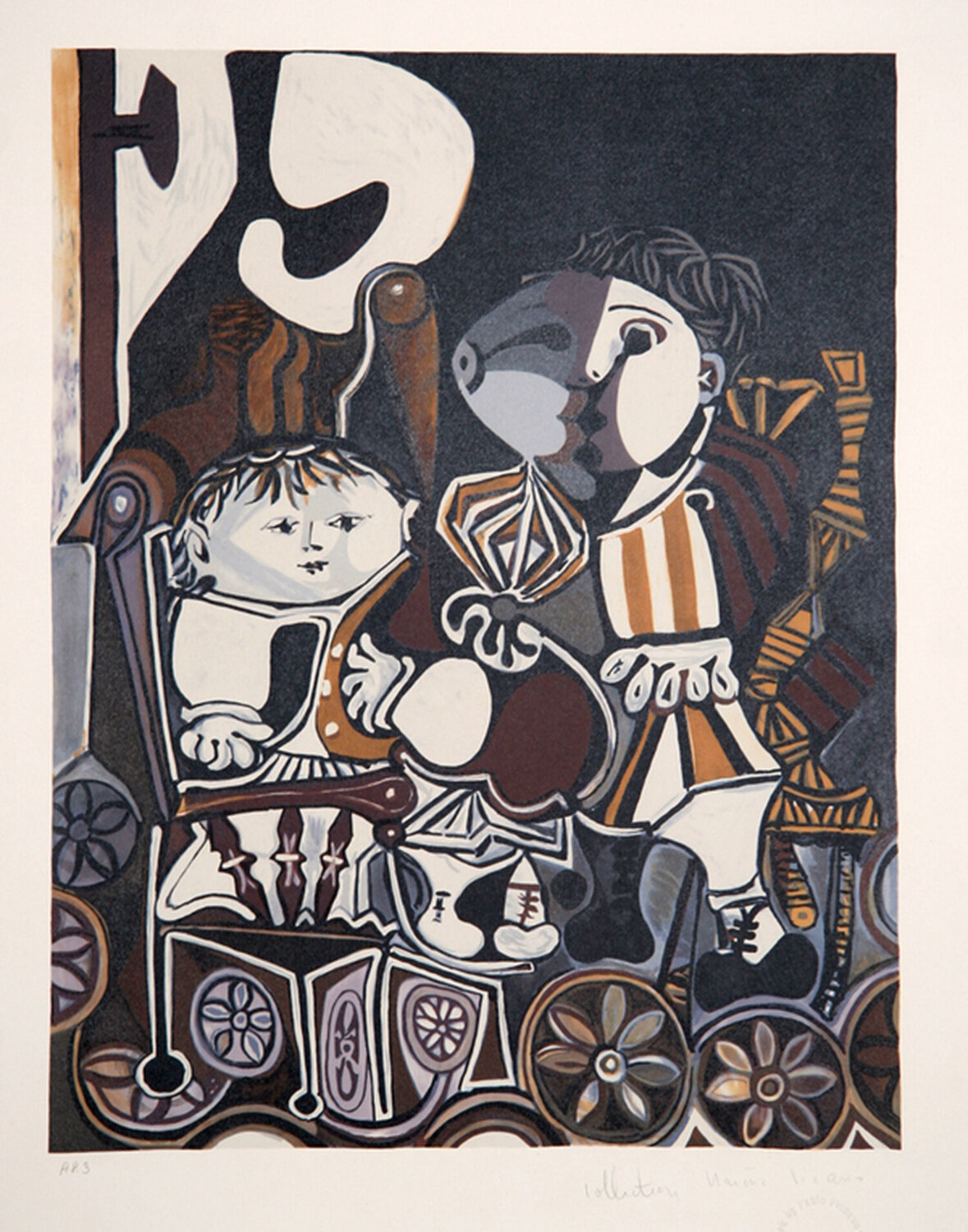 Claude et Paloma Pablo Picasso Print for sale
