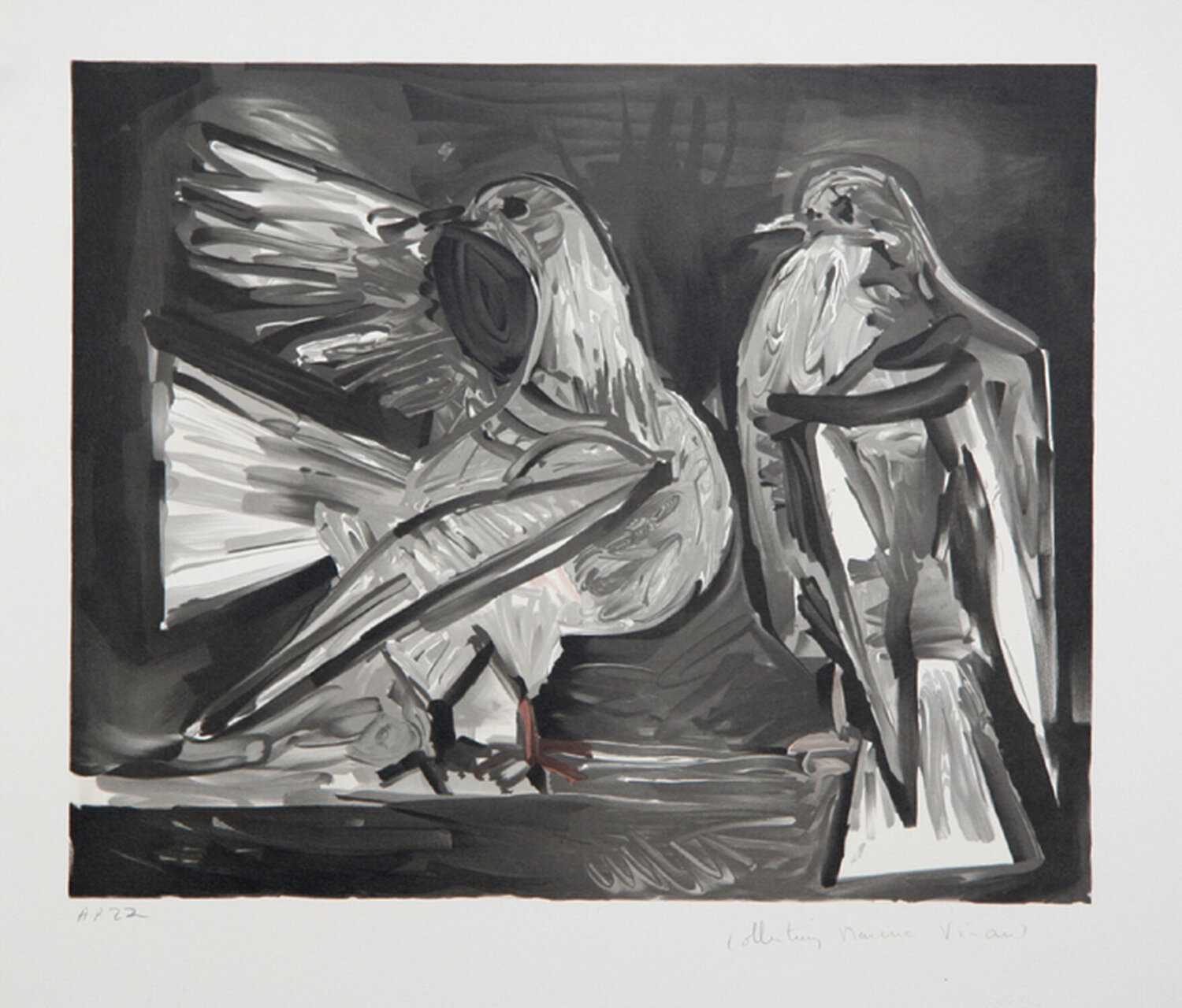 Deux Pigeons Pablo Picasso Print for sale