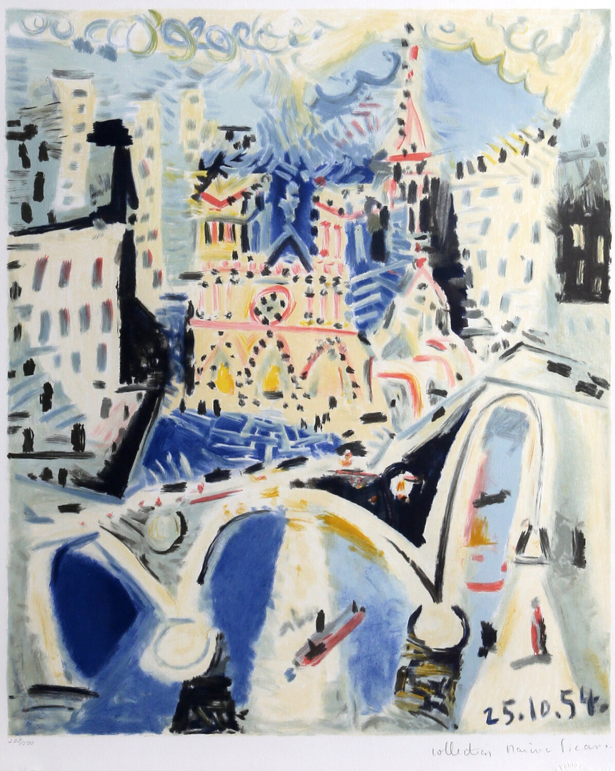 Notre Dame Pablo Picasso Print for sale