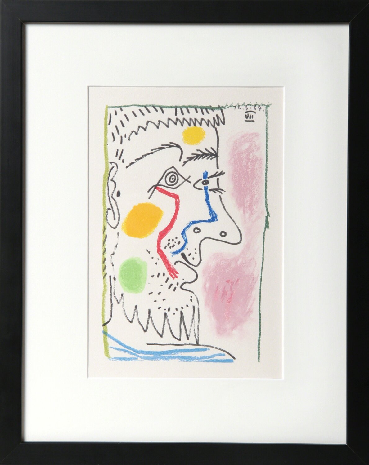 Profile VII Pablo Picasso Print for sale