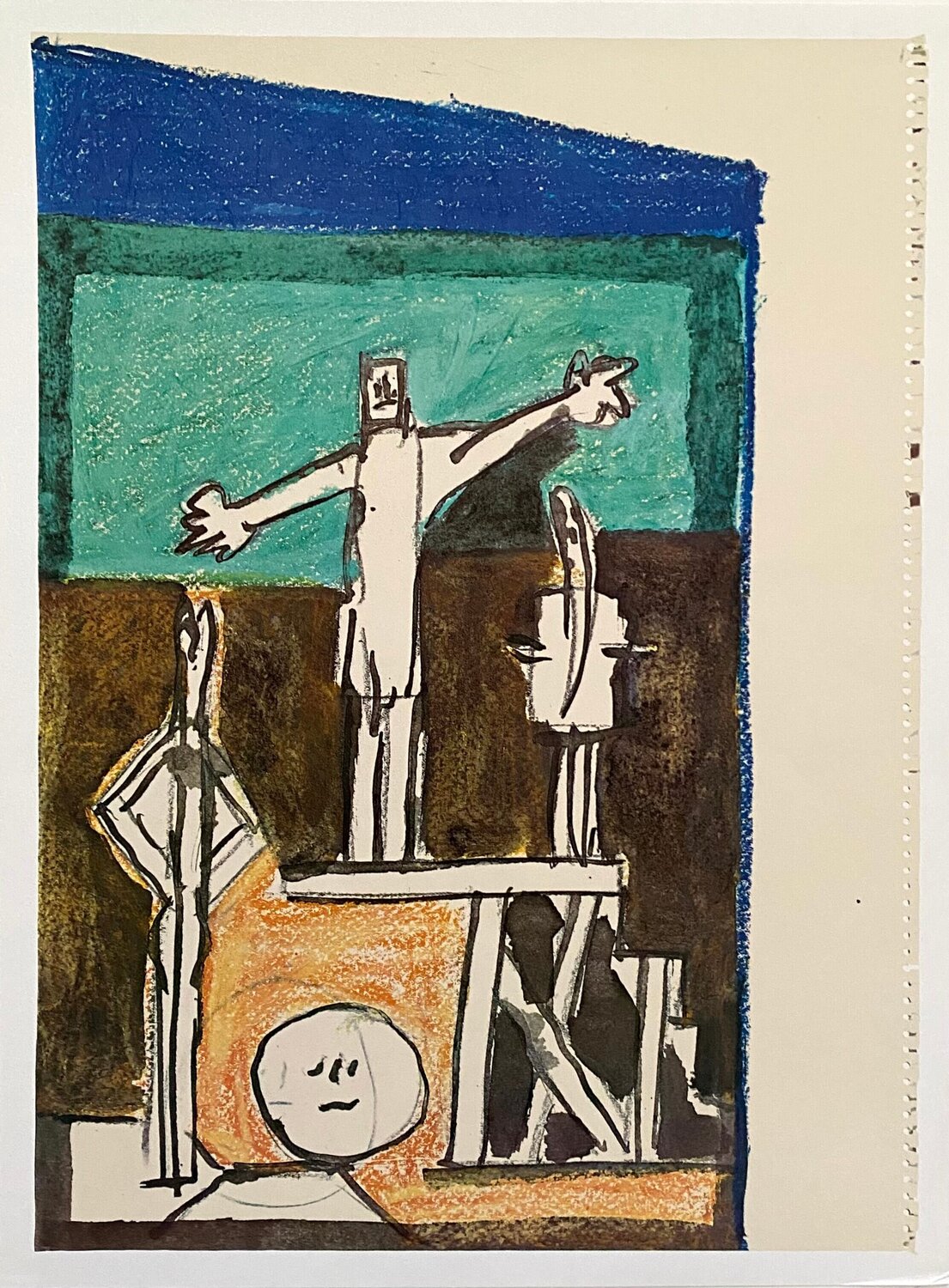 La chute d'icare Pablo Picasso Print for sale