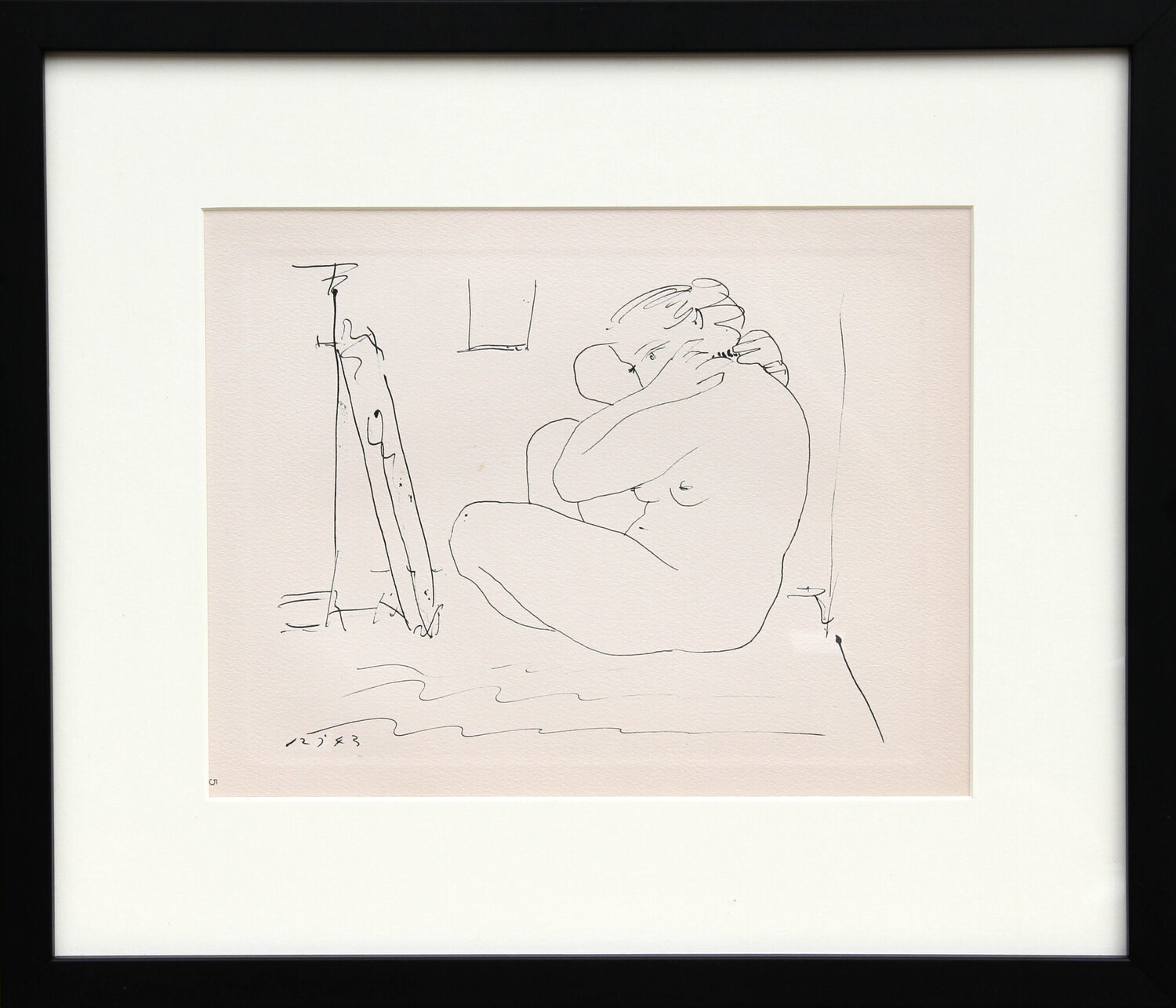 Nude Model, Plate 5 Pablo Picasso Print for sale