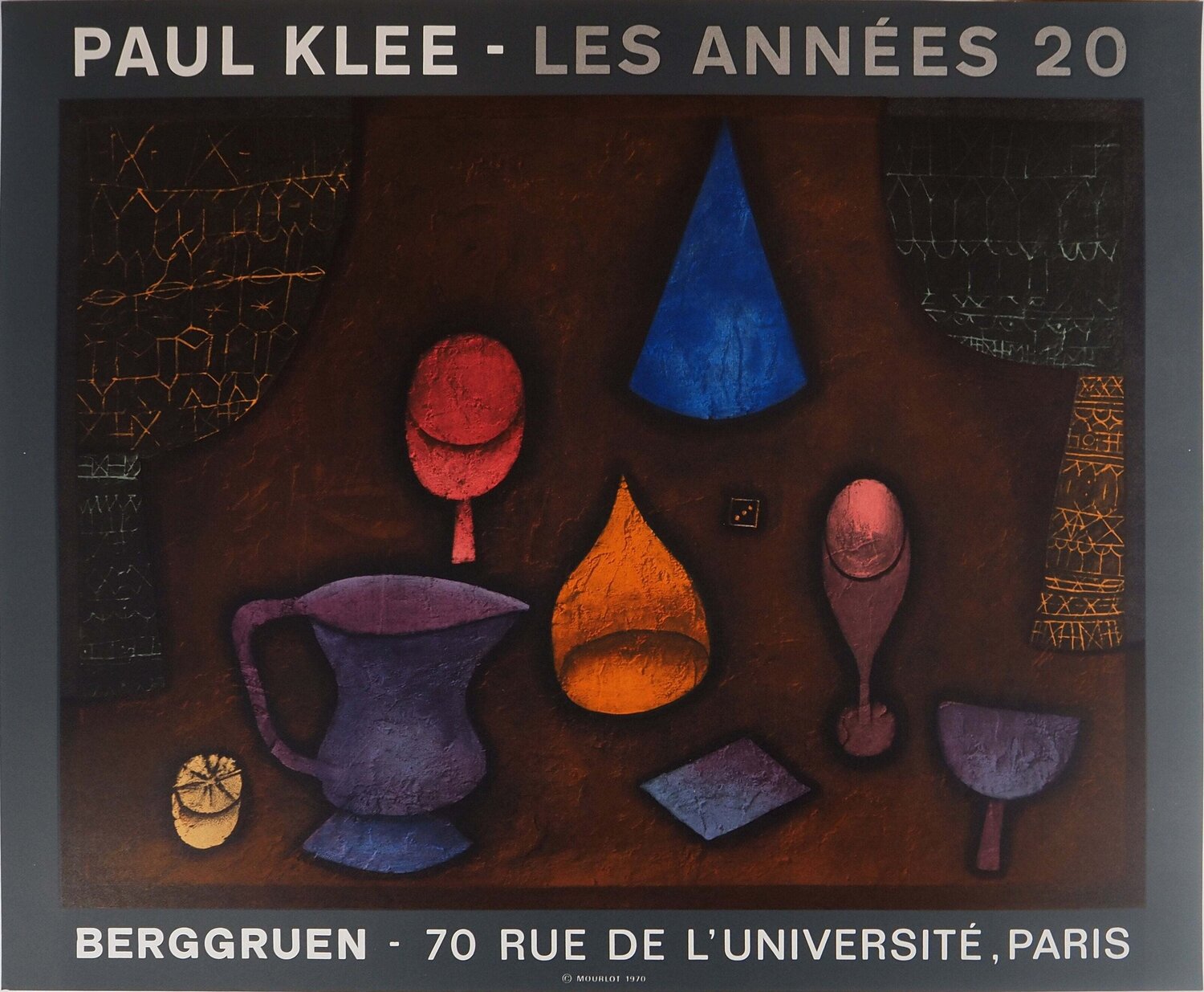 Table aux dés (les années 20) Paul Klee Impresión en venta