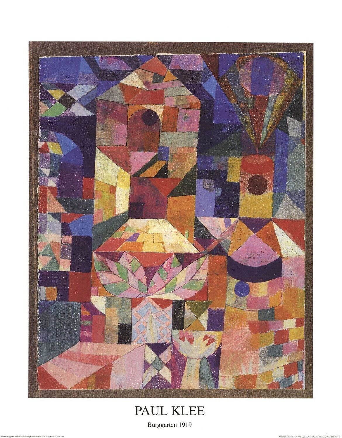 Garden View Paul Klee Afdruk te koop