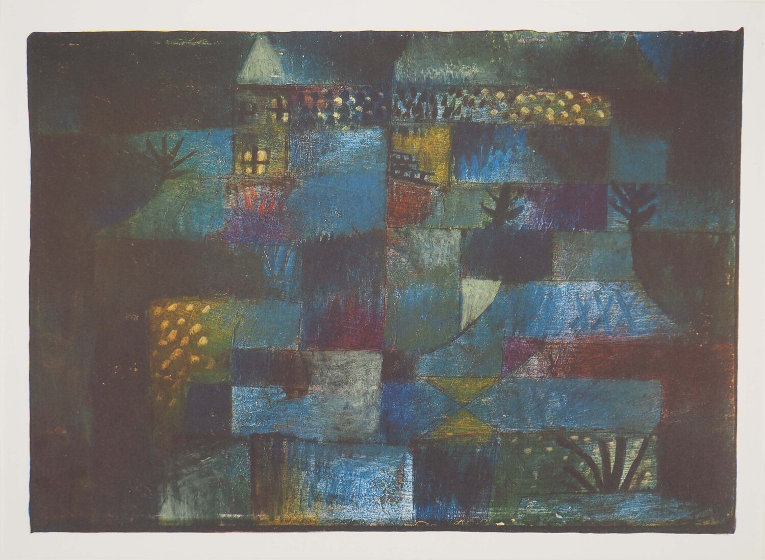 Jardin nocturne Paul Klee Impresión en venta
