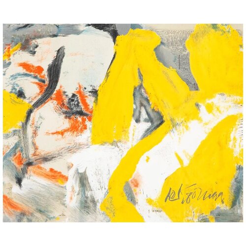 The Man and The Big Blonde van Willem de Kooning, Afdruk te koop op Singulart