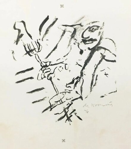 Rainbow: Thelonious Monk Devil at van Willem de Kooning, Afdruk te koop op Singulart