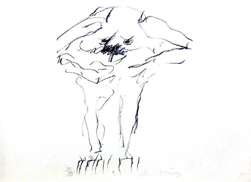 Clam Digger van Willem de Kooning, Afdruk te koop op Singulart
