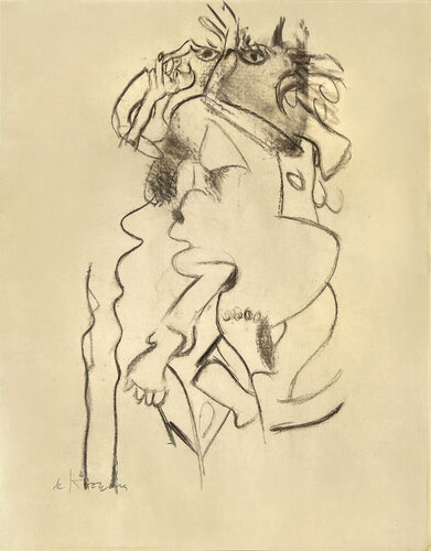 The Thinker van Willem de Kooning, Werk op papier te koop op Singulart