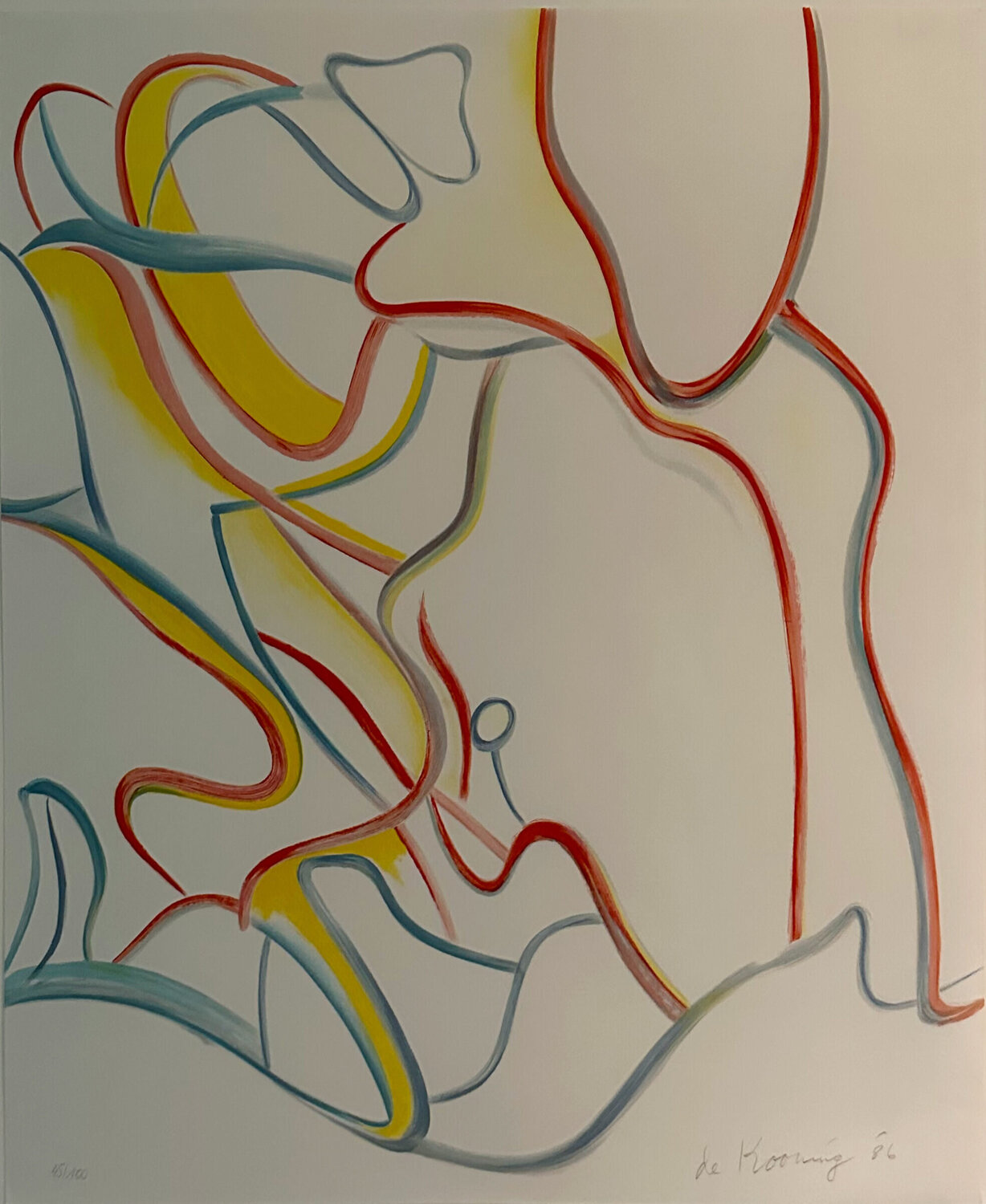 Untitled, from Quatre Lithographies Willem de Kooning