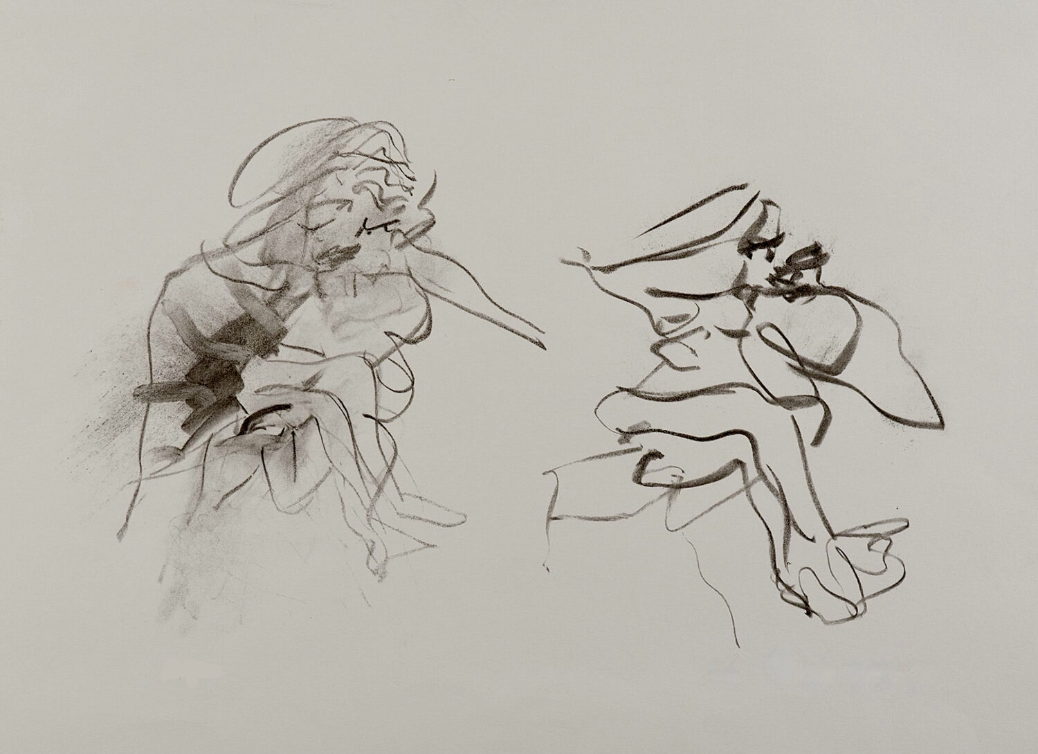 Two Figures Willem de Kooning