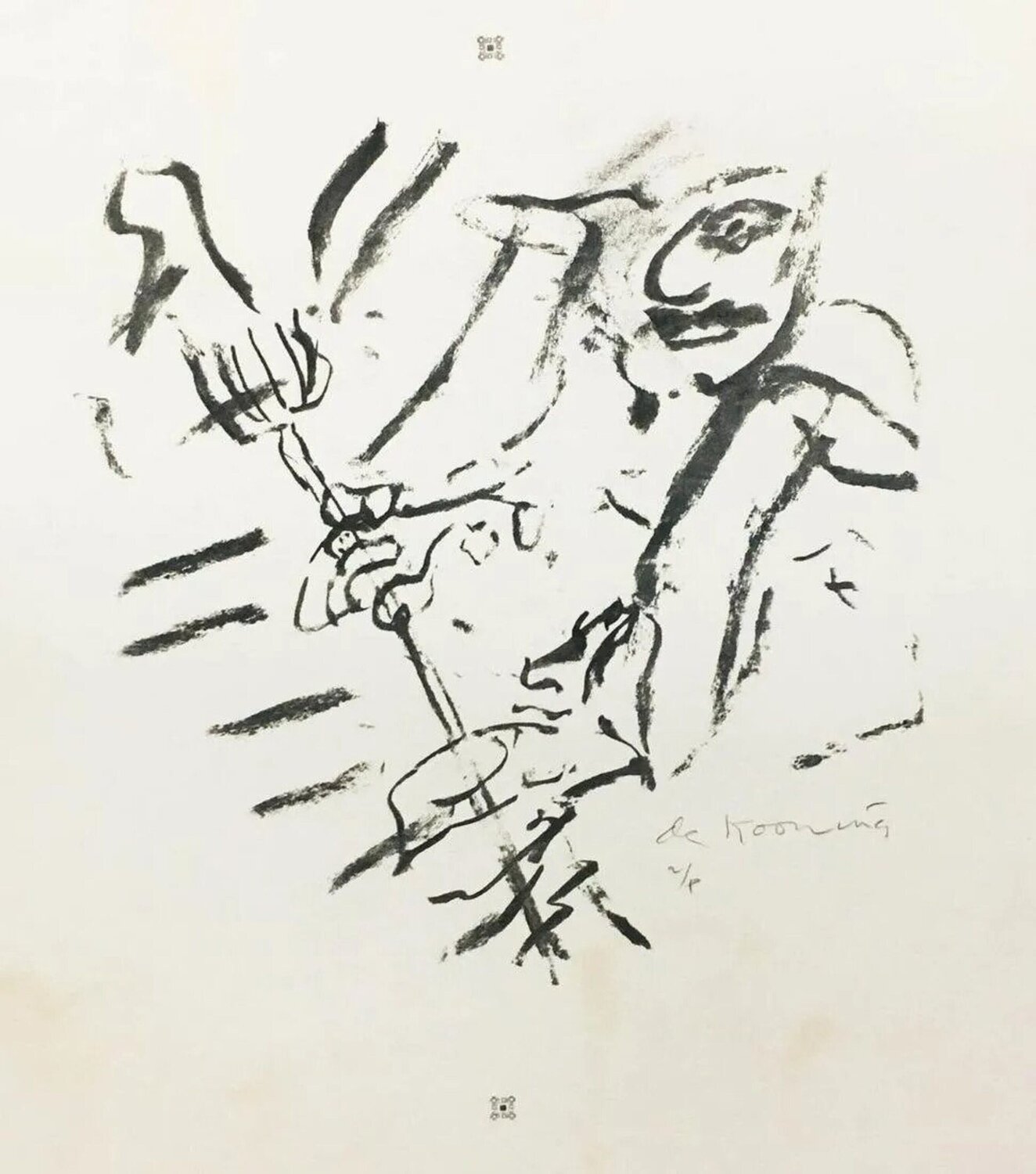 Rainbow: Thelonious Monk Devil at Willem de Kooning