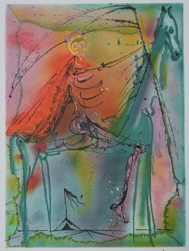 Les Chevaux, le Cheval de la Mort by Salvador Dalí, Print for Sale on Singulart