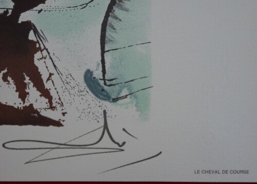 Les Chevaux, le Cheval de Course by Salvador Dalí, Print for Sale on Singulart