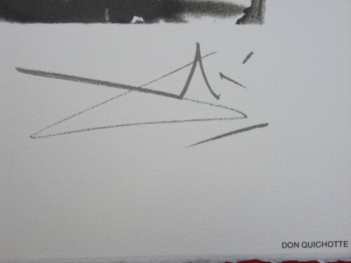 Les Chevaux, Don Quichotte Salvador Dalí