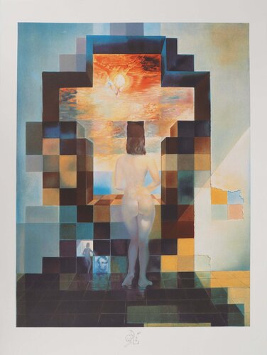Salvador DALI, Abraham Lincoln et Gala, Lithographie signée by Salvador Dalí, Print for Sale on Singulart