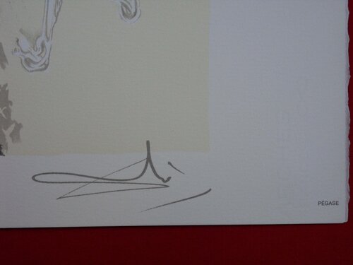 Les chevaux, Pégase Salvador Dalí