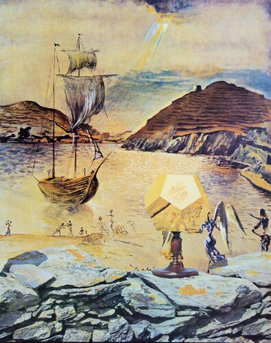 L'arrivée en Amérique : I Dali d'Oro (Les Dali d'Or) by Salvador Dalí, Print for Sale on Singulart
