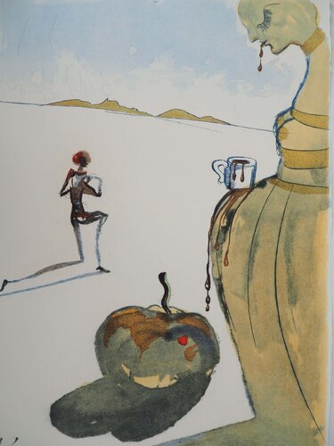 Casanova : La femme à la tasse de chocola van Salvador Dalí, Afdruk te koop op Singulart