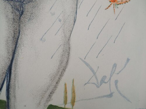 Casanova : Femme aux escargo di Salvador Dalí, Stampa in vendita su Singulart